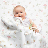 Jersey Sherpa Pram Blanket - Whimsical Wonderland