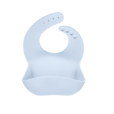 Sky silicone bib on a white background