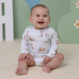 Kittens Long Sleeve Organic Bodysuit: 6-12 Months (0)
