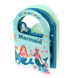 Mermaid-themed bath book with color-changing feature on a white background