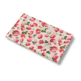 Floral patterned product on a white background