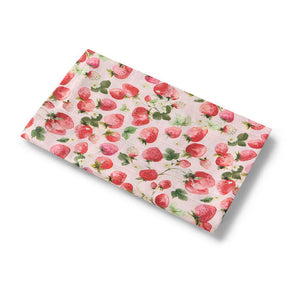 Floral patterned product on a white background