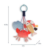 Itzy Ritzy Itzy Travel Charms™ – Seaside | Baby Stroller & Car Seat Toy