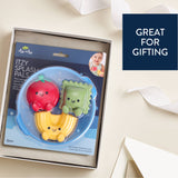 Packaged toy set with colorful characters on a light background, labeled 'Great for Gifting'.