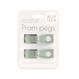 Pack of pram pegs by ALL4ELLA on a white background