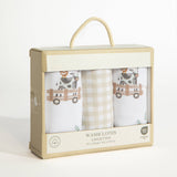 3 Pack Wash cloths  - Tractor Ride