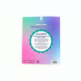 Fantasy stickers packaging with gradient design on a white background