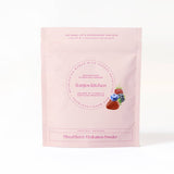Pink package of Mixed Berry Hydration Powder by franjos kitchen on a white background