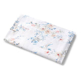 Floral-patterned fabric on a white background