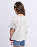Eve Girl Lasso Ringer Tee