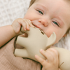 Diplo the Dino-Dragon Natural Rubber Teether: Blue