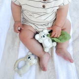 Banks Koala Teether & Scrunch – Natural Rubber Baby Teething Toy