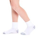 Tough Anklet School Socks 3 Pack White | Durable Cotton School Socks
