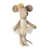 Maileg Ballerina Mouse Little Sister off-white