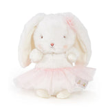 Bunnies by the Bay Cricket Island Blossom Bunny white soft toy with pink tutu and embroidered face