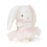 Bunnies by the Bay Cricket Island Blossom Bunny white soft toy with pink tutu and embroidered face