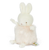 Plush rabbit toy on a white background
