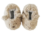 Sherpa Bear Booties Oatmeal 0-6 months