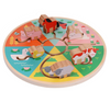 Farm Animals Wooden Sliding Maze