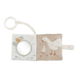 Baby toy with goose design on a white background