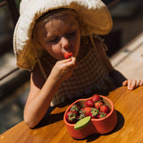 Oli & Carol Pepa the Apple wooden baby bowl and spoon set