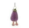 Vivacious Vegetable Aubergine - Bag Charm