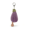 Vivacious Vegetable Aubergine - Bag Charm