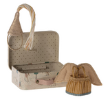 Metal suitcase with fairy dress-up clothes for Maileg mice