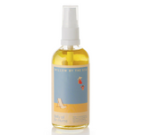 Bottle of 'Willow by the Sea' daily oil for mums with a white spray cap on a white background.