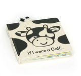 Children's book titled 'If I were a Calf' with a cow illustration on a white background