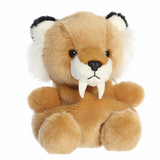 Plush toy lion with a white mane on a white background