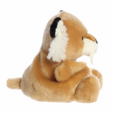 Plush toy resembling a beaver on a white background