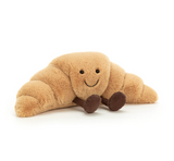 Jellycat Amuseables Croissant Small plush standing upright.