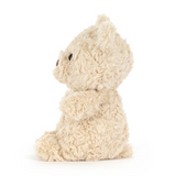 Plush toy resembling a small animal on a white background