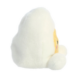 White plush duck toy on a white background