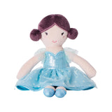 Clara & Friends Tilly Plush Doll – Purple | Soft Doll for Babies & Children