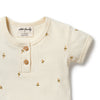 Bee Mine Organic Henley Bodysuit