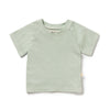 Light green t-shirt on a white background