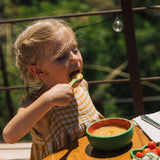 Oli & Carol Wally the Watermelon wooden baby bowl and spoon set