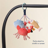 Itzy Ritzy Itzy Travel Charms™ – Seaside | Baby Stroller & Car Seat Toy