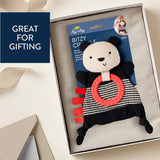 Panda toy in packaging with text 'Great for Gifting' on a neutral background