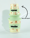 BPA-free gingham café cup for kids
