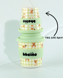 BPA-free gingham café cup for kids
