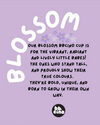 Soft purple toddler café cup with blossom pattern