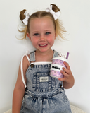 BBCino Reusable Cup – Blossom 240ml | Large Babyccino Cup with Silicone Lid in Lilac Floral Design