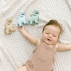 Diplo the Dino-Dragon Natural Rubber Teether: Blue