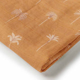 Snuggle Hunny Bronze Palm Organic Muslin Wrap | Organic Cotton Baby Swaddle
