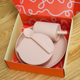 Rommer Dinner Set – Posy | Premium Kids Feeding Set for Baby-Led Weaning