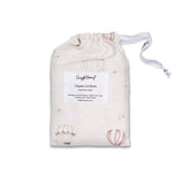 Snuggle Hunny Up & Away Organic Fitted Cot Sheet | GOTS Organic Cotton Baby Bedding