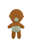 We Are Gommu Mini Baby 1 Natural Rubber Doll – Almond